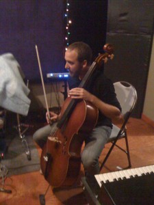 Oh right--I've been making an album! The very talented Jesse String came in to lay down some wonderful swooping cello on 4 tracks...